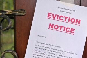 the notice of eviction